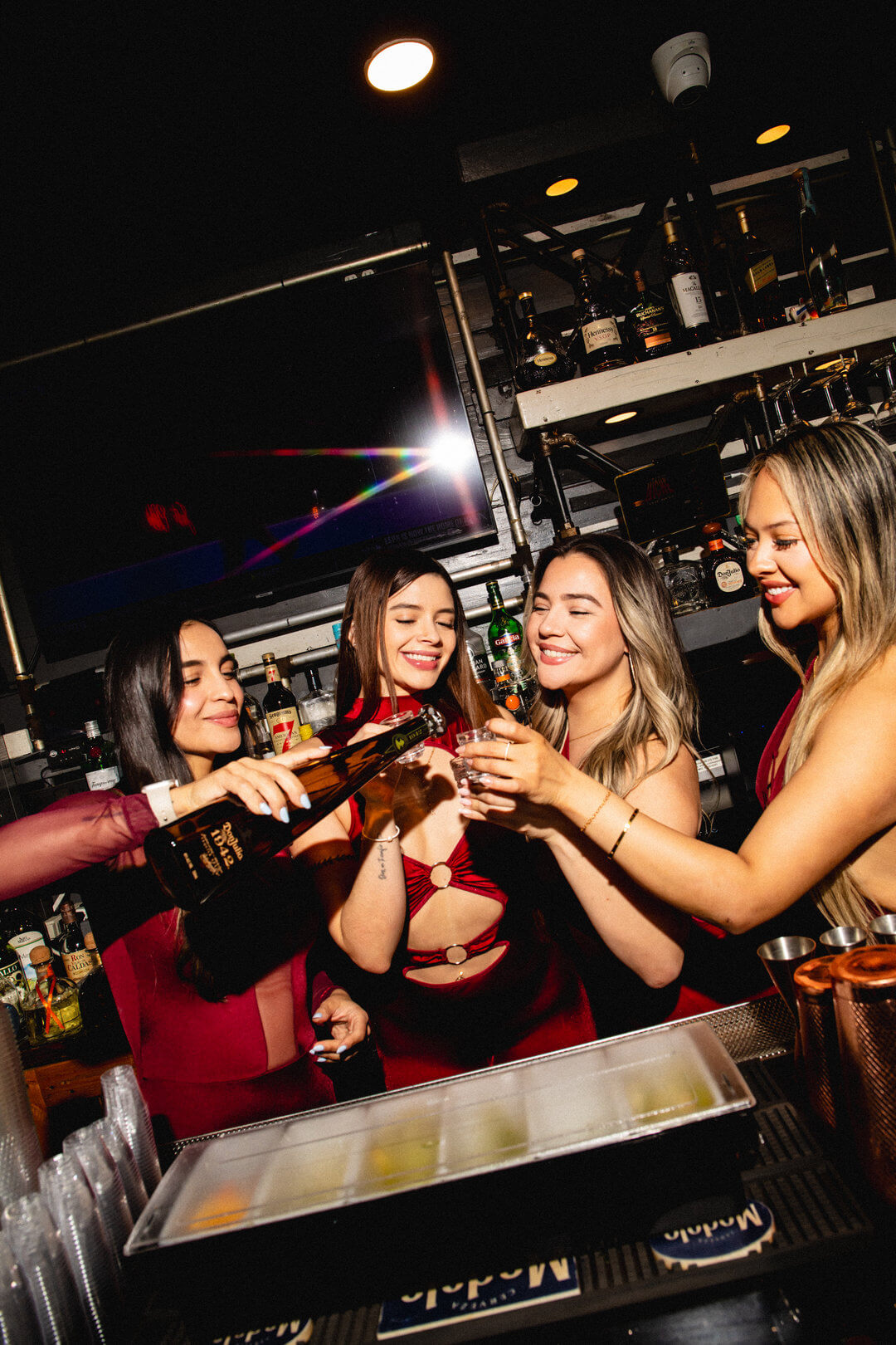 Chill Astoria interior — sports lounge atmosphere Astoria New York