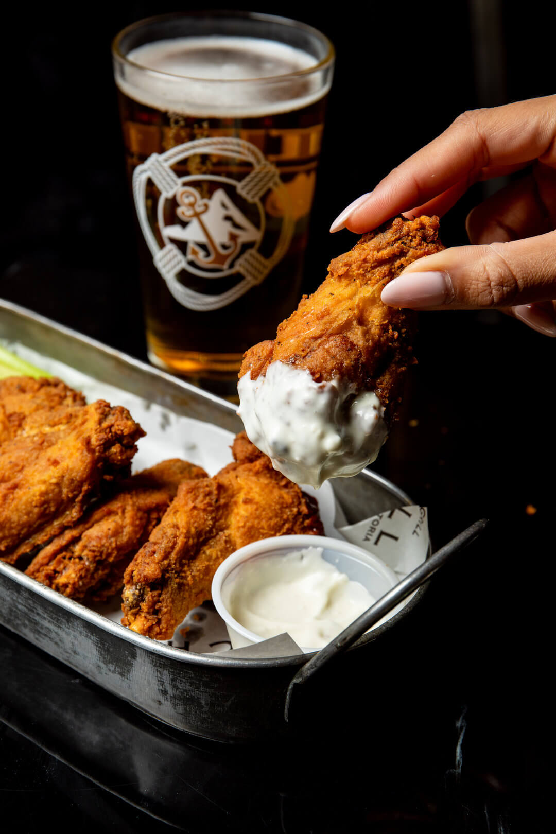 Wings and drinks for game nights at Chill Astoria